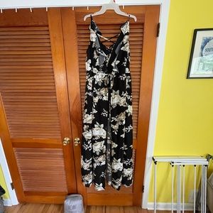 Floral wrap dress